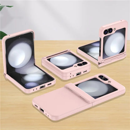 For Samsung Galaxy Z Flip6 5G Case Hinge Protection TPU+PC Phone Cover