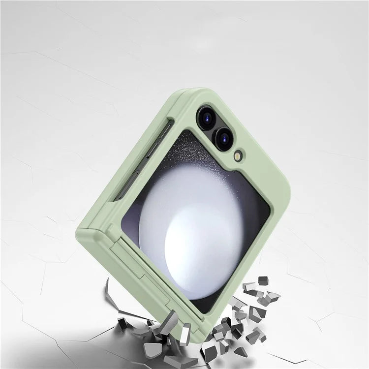 For Samsung Galaxy Z Flip6 5G Case Hinge Protection TPU+PC Phone Cover