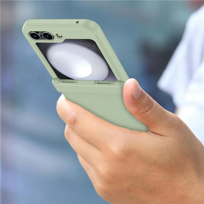 For Samsung Galaxy Z Flip6 5G Case Hinge Protection TPU+PC Phone Cover