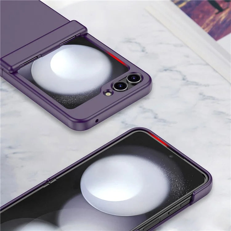 For Samsung Galaxy Z Flip6 5G Case Hinge Protection TPU+PC Phone Cover