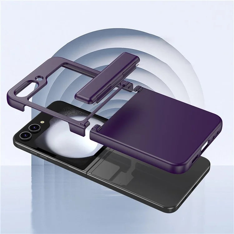 For Samsung Galaxy Z Flip6 5G Case Hinge Protection TPU+PC Phone Cover
