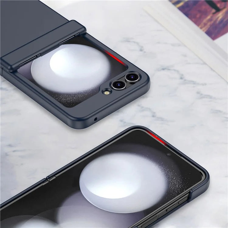 For Samsung Galaxy Z Flip6 5G Case Hinge Protection TPU+PC Phone Cover
