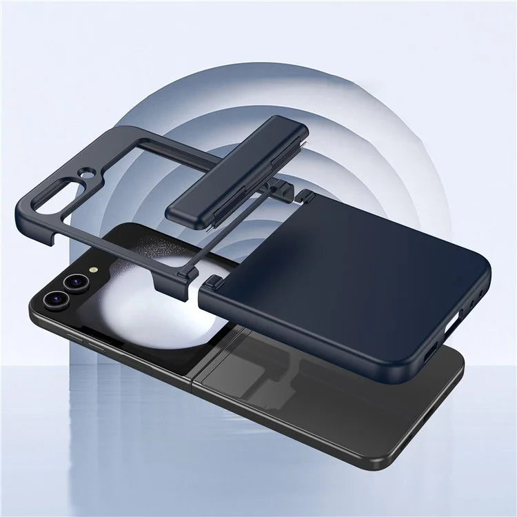 For Samsung Galaxy Z Flip6 5G Case Hinge Protection TPU+PC Phone Cover