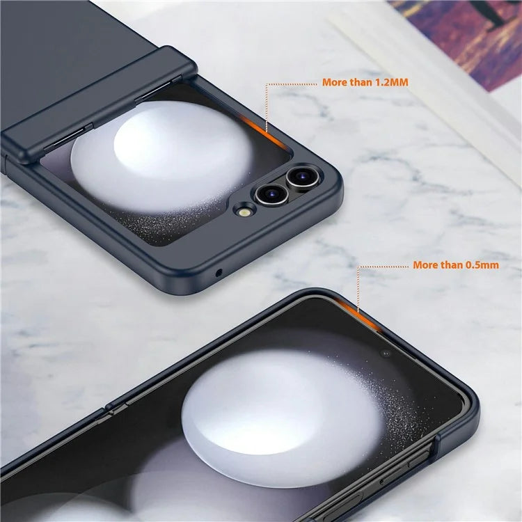 For Samsung Galaxy Z Flip5 5G Case TPU+PC Folding Phone Cover with Hinge Design