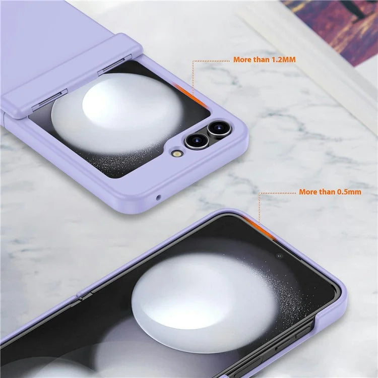 For Samsung Galaxy Z Flip5 5G Case TPU+PC Folding Phone Cover with Hinge Design