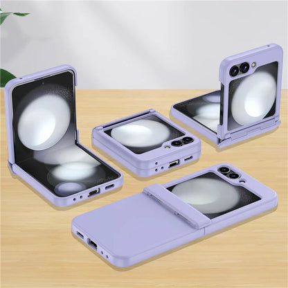 For Samsung Galaxy Z Flip5 5G Case TPU+PC Folding Phone Cover with Hinge Design