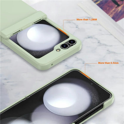 For Samsung Galaxy Z Flip5 5G Case TPU+PC Folding Phone Cover with Hinge Design