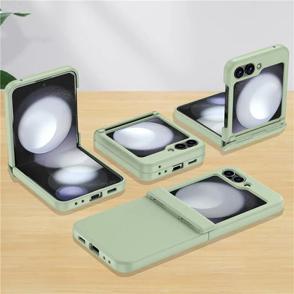 For Samsung Galaxy Z Flip5 5G Case TPU+PC Folding Phone Cover with Hinge Design