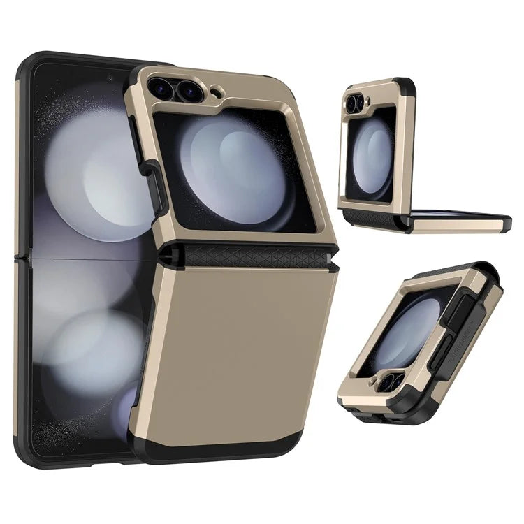 For Samsung Galaxy Z Flip5 5G Case Hinge Design TPU+PC Phone Armor Cover