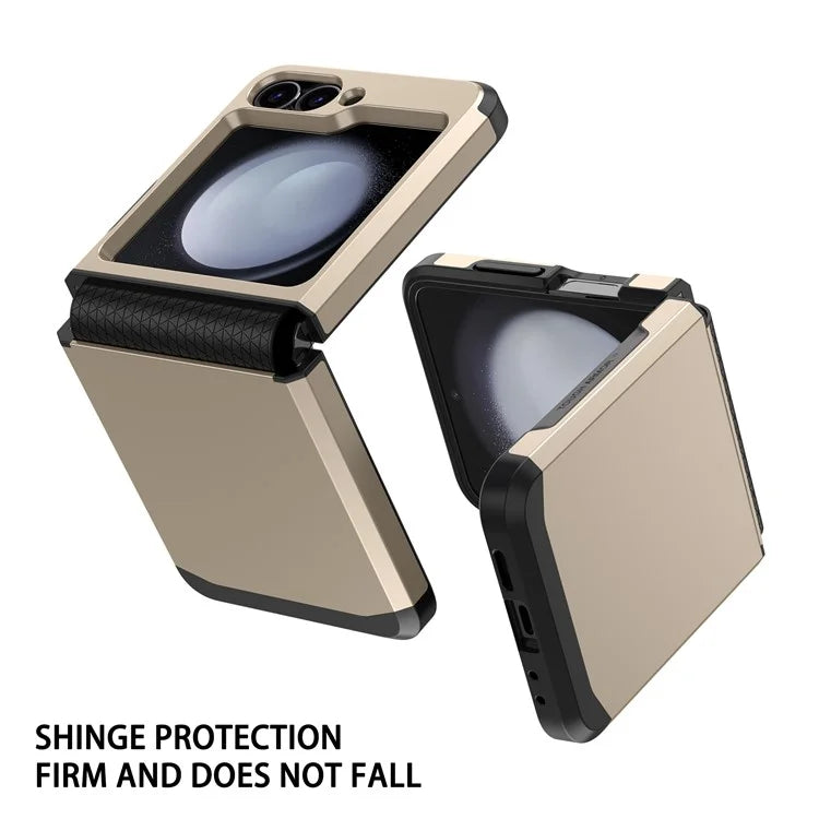 For Samsung Galaxy Z Flip5 5G Case Hinge Design TPU+PC Phone Armor Cover