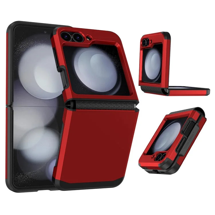 For Samsung Galaxy Z Flip5 5G Case Hinge Design TPU+PC Phone Armor Cover