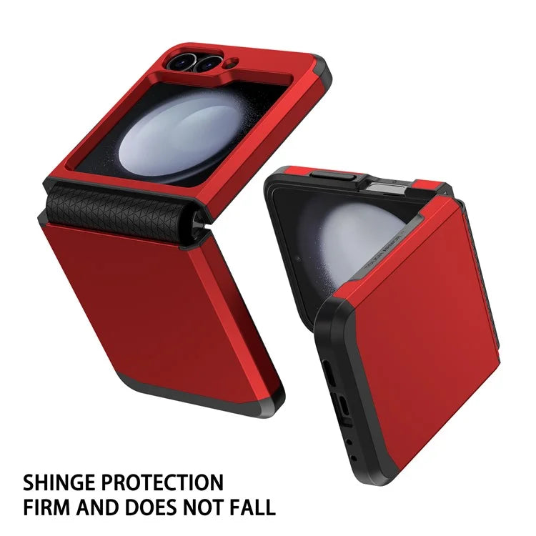For Samsung Galaxy Z Flip5 5G Case Hinge Design TPU+PC Phone Armor Cover