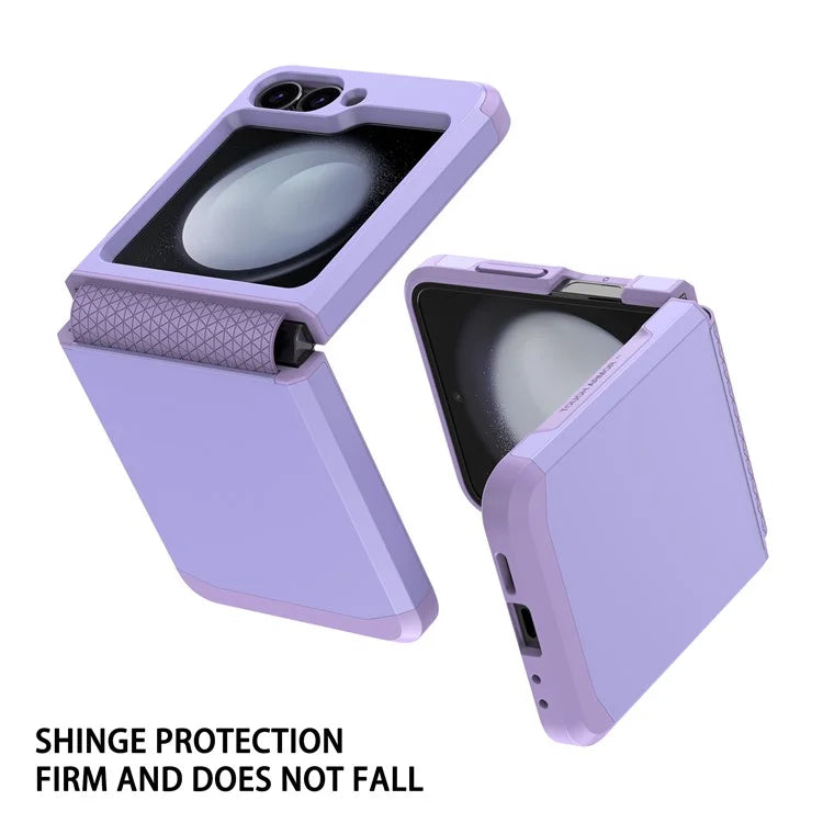 For Samsung Galaxy Z Flip5 5G Case Hinge Design TPU+PC Phone Armor Cover