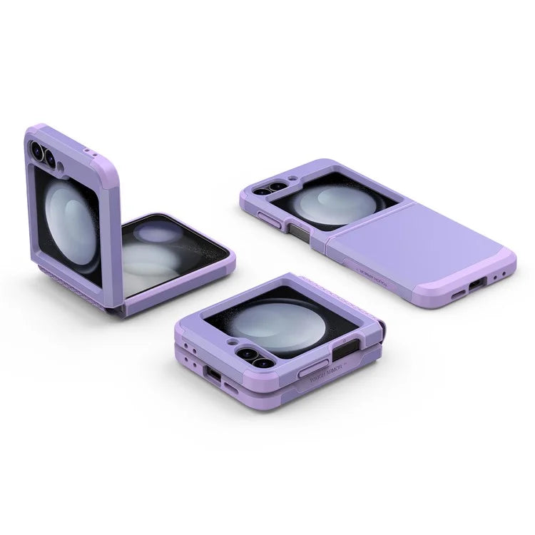 For Samsung Galaxy Z Flip5 5G Case Hinge Design TPU+PC Phone Armor Cover