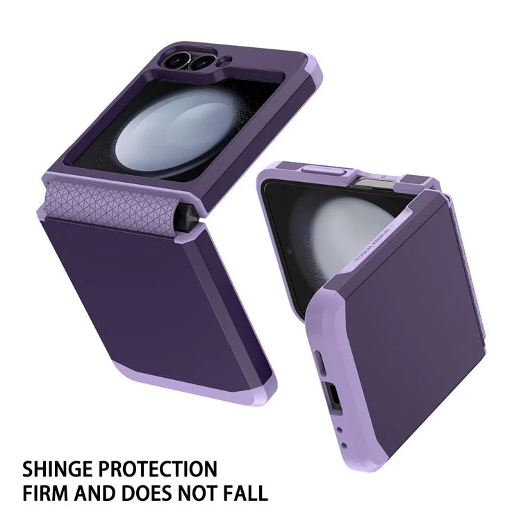 For Samsung Galaxy Z Flip5 5G Case Hinge Design TPU+PC Phone Armor Cover