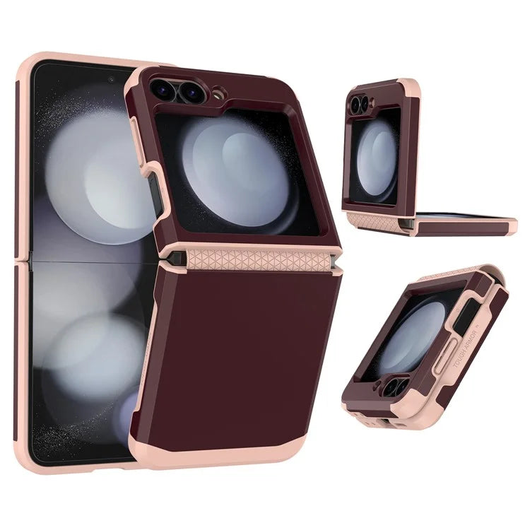 For Samsung Galaxy Z Flip5 5G Case Hinge Design TPU+PC Phone Armor Cover