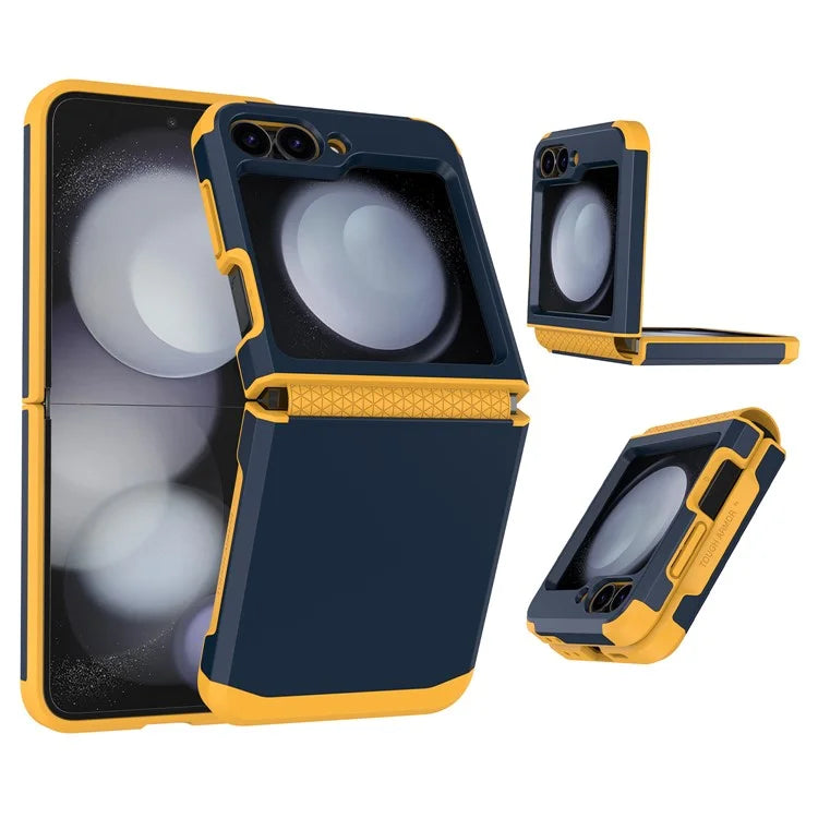 For Samsung Galaxy Z Flip5 5G Case Hinge Design TPU+PC Phone Armor Cover
