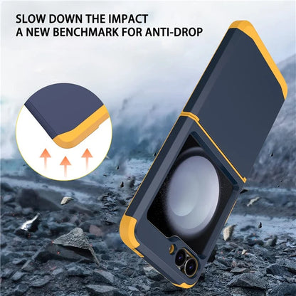 For Samsung Galaxy Z Flip5 5G Case Hinge Design TPU+PC Phone Armor Cover