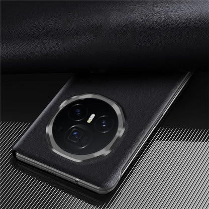 For Honor Magic V3 5G Case View Window PU Leather Phone Cover with Stylus