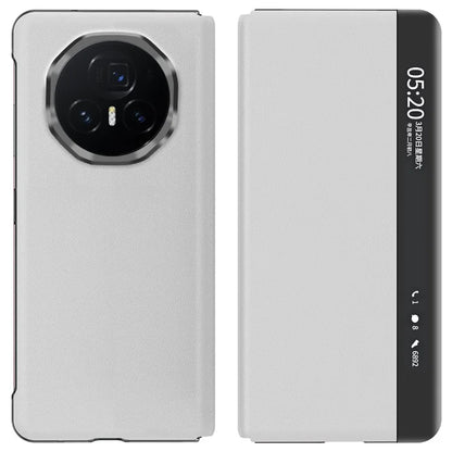 For Honor Magic V3 5G Case View Window PU Leather Stand Smart Phone Cover