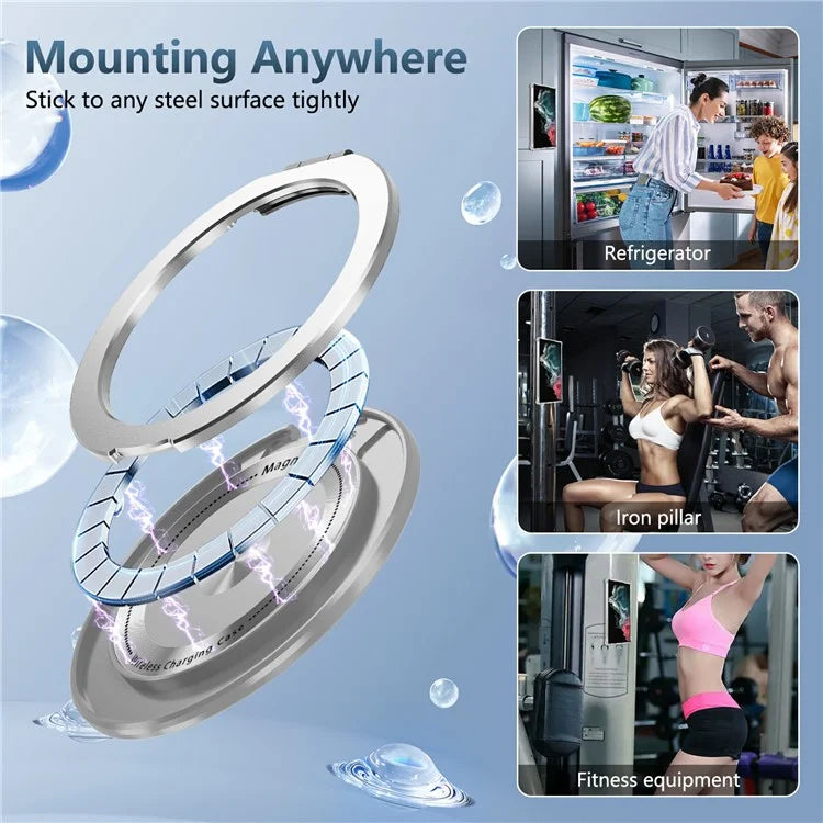 For Samsung Galaxy S22 Ultra 5G Case Rotatable Magnetic Kickstand PC+TPU Phone Cover