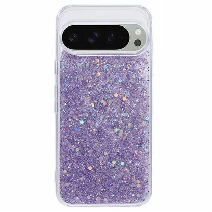 For Google Pixel 9 / 9 Pro Case Glittery Design Anti-Drop Soft TPU Phone Cover