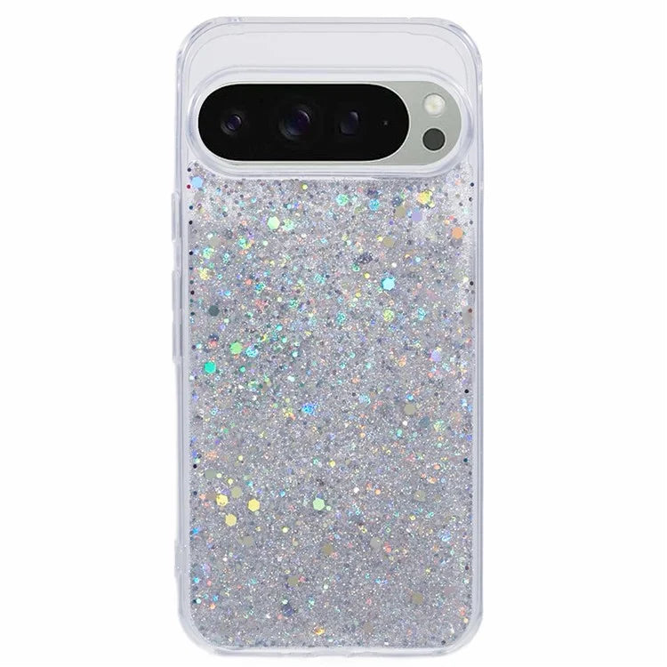For Google Pixel 9 / 9 Pro Case Glittery Design Anti-Drop Soft TPU Phone Cover