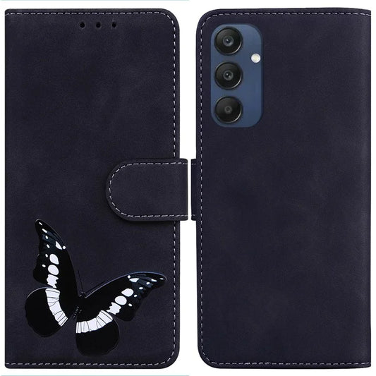 For Samsung Galaxy M35 5G Case PU Leather Stand Phone Cover Butterfly Printed