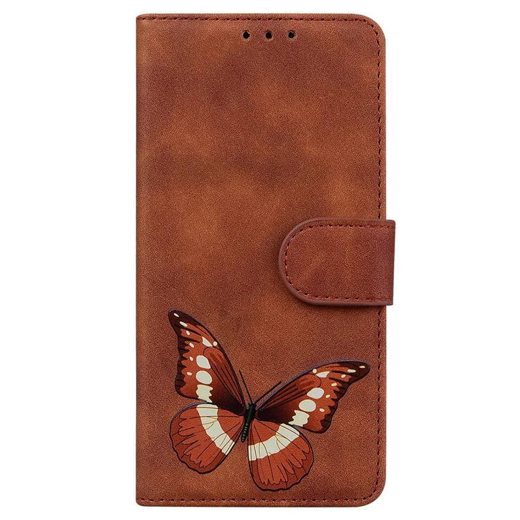 For Samsung Galaxy M35 5G Case PU Leather Stand Phone Cover Butterfly Printed