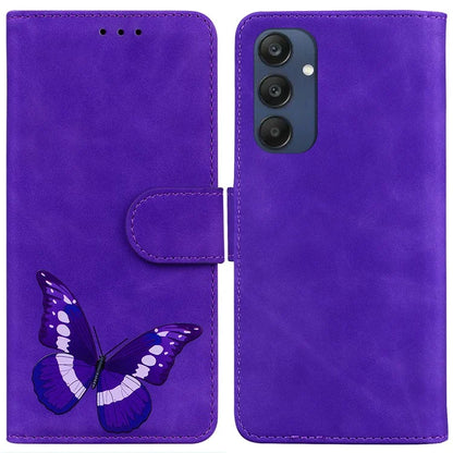 For Samsung Galaxy M35 5G Case PU Leather Stand Phone Cover Butterfly Printed
