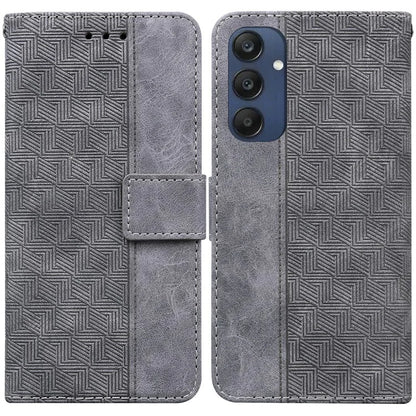 For Samsung Galaxy M35 5G Phone Case Geometry Pattern Leather Flip Wallet Cover