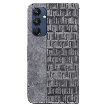 For Samsung Galaxy M35 5G Phone Case Geometry Pattern Leather Flip Wallet Cover