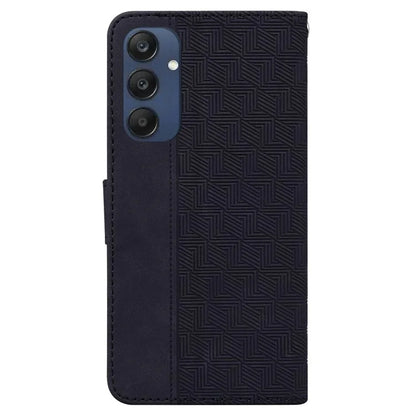 For Samsung Galaxy M35 5G Phone Case Geometry Pattern Leather Flip Wallet Cover