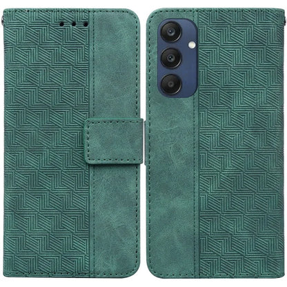 For Samsung Galaxy M35 5G Phone Case Geometry Pattern Leather Flip Wallet Cover