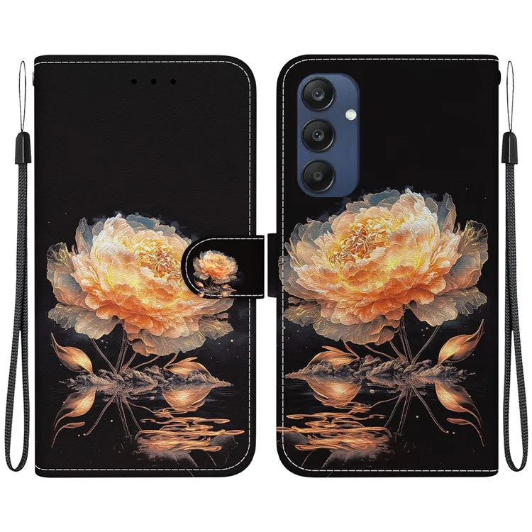 For Samsung Galaxy M35 5G Case Leather Wallet Phone Cover Pattern Printing