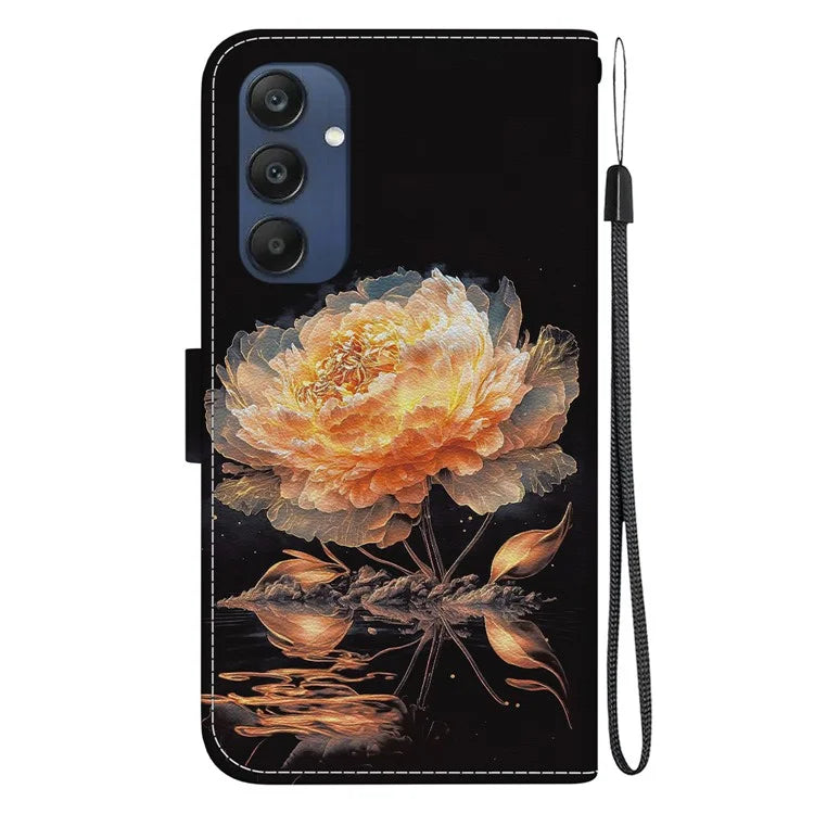 For Samsung Galaxy M35 5G Case Leather Wallet Phone Cover Pattern Printing