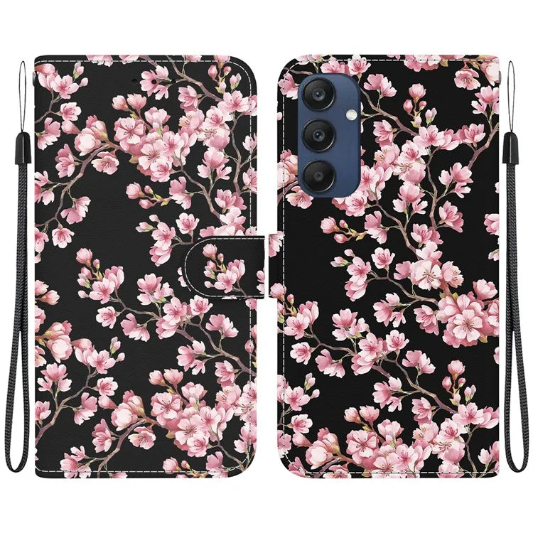 For Samsung Galaxy M35 5G Case Leather Wallet Phone Cover Pattern Printing