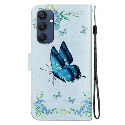 For Samsung Galaxy M35 5G Case Leather Wallet Phone Cover Pattern Printing