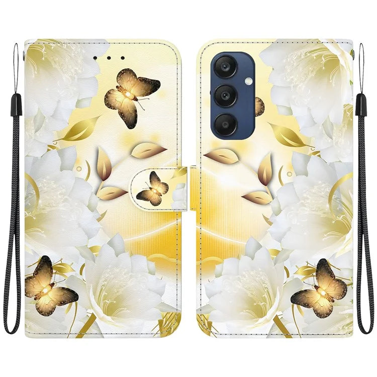 For Samsung Galaxy M35 5G Case Leather Wallet Phone Cover Pattern Printing