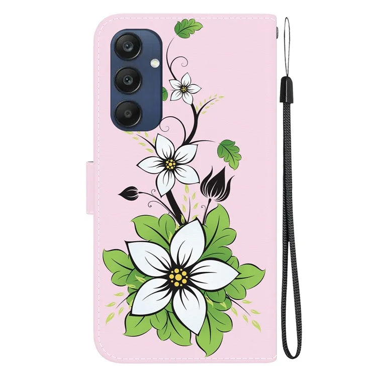 For Samsung Galaxy M35 5G Case Leather Wallet Phone Cover Pattern Printing