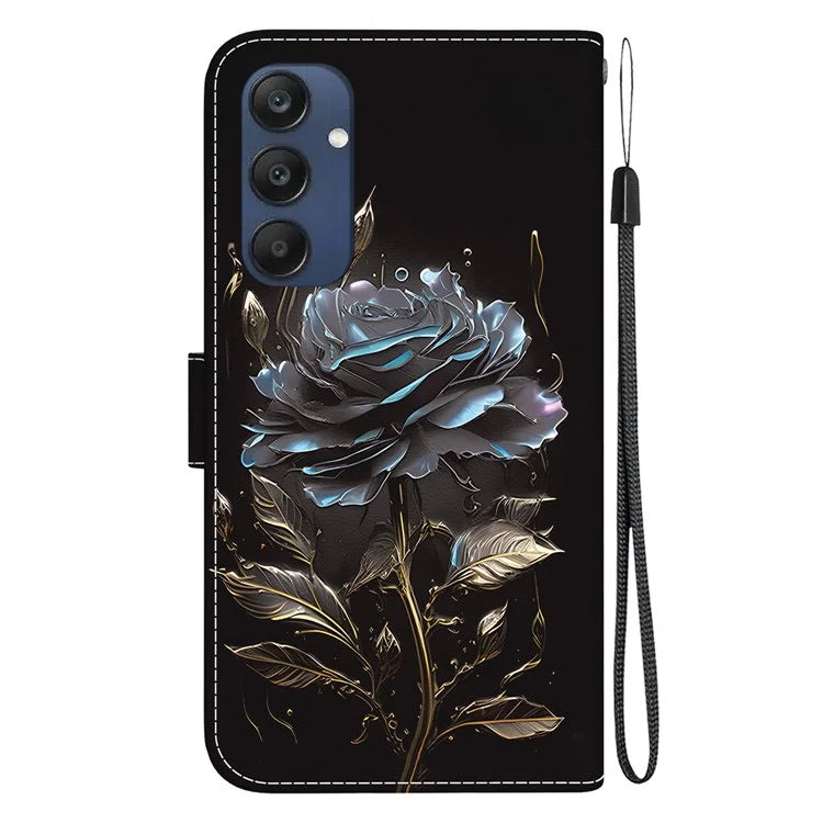 For Samsung Galaxy M35 5G Case Leather Wallet Phone Cover Pattern Printing