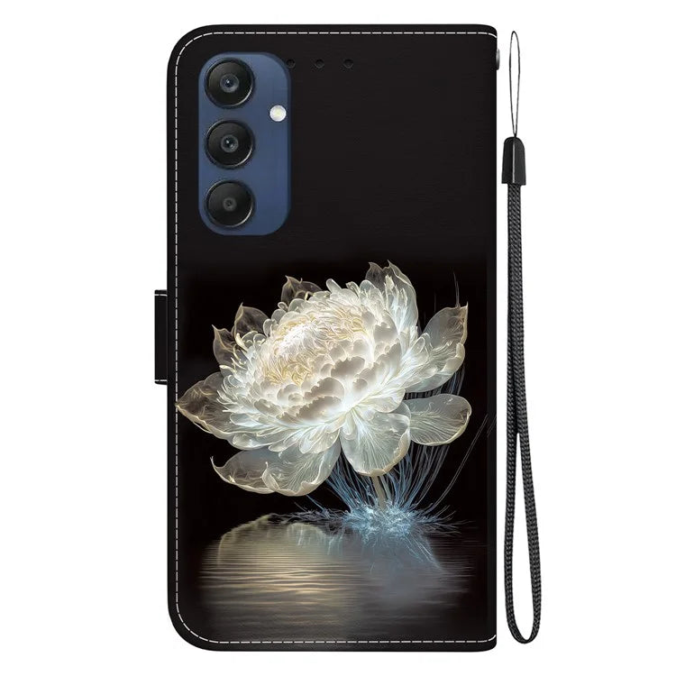 For Samsung Galaxy M35 5G Case Leather Wallet Phone Cover Pattern Printing