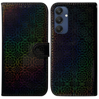 For Samsung Galaxy M35 5G Case Dazzling Flower Leather Phone Cover with Stand