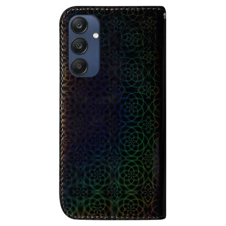 For Samsung Galaxy M35 5G Case Dazzling Flower Leather Phone Cover with Stand