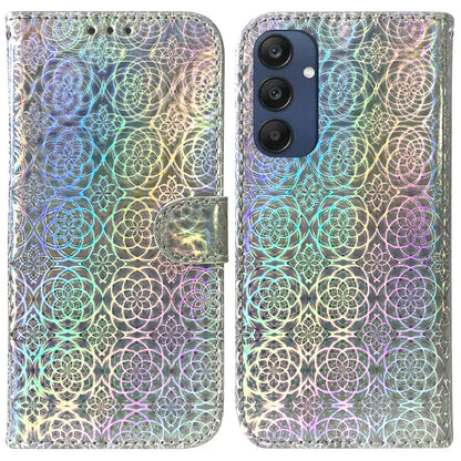 For Samsung Galaxy M35 5G Case Dazzling Flower Leather Phone Cover with Stand