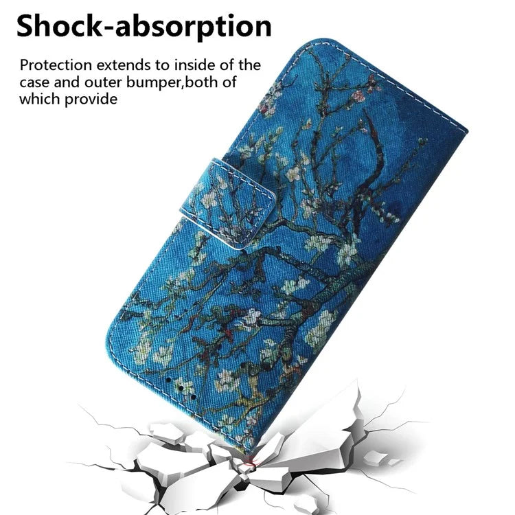 For Samsung Galaxy M35 5G Case Pattern Print Leather Wallet Phone Cover
