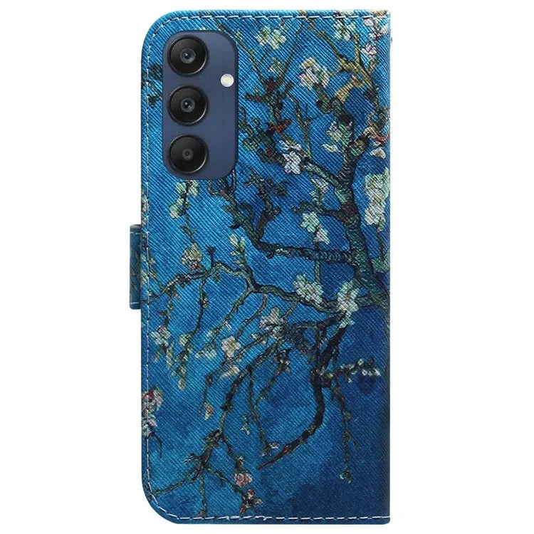 For Samsung Galaxy M35 5G Case Pattern Print Leather Wallet Phone Cover