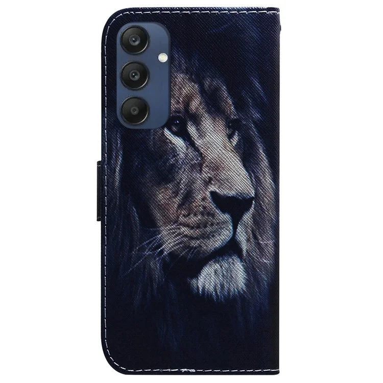 For Samsung Galaxy M35 5G Case Pattern Print Leather Wallet Phone Cover