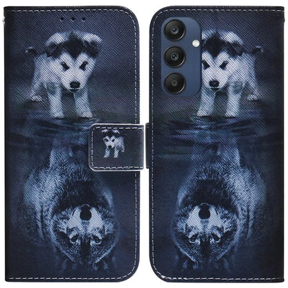 For Samsung Galaxy M35 5G Case Pattern Print Leather Wallet Phone Cover