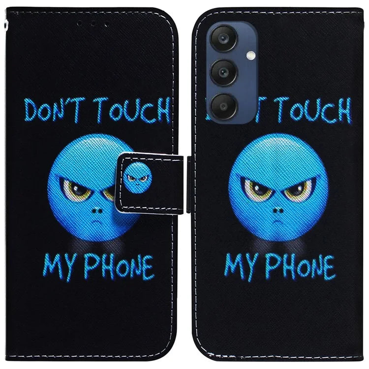 For Samsung Galaxy M35 5G Case Pattern Print Leather Wallet Phone Cover